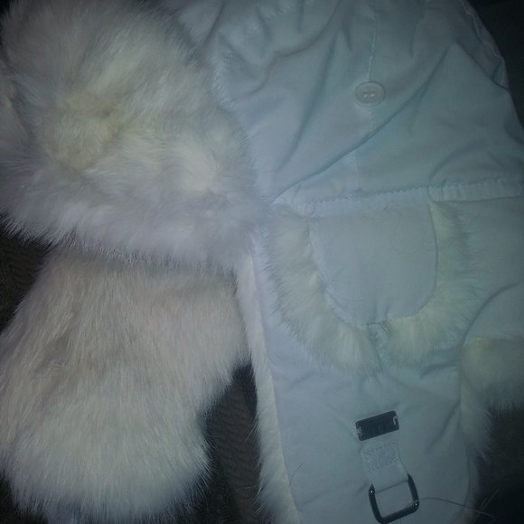 New Rabbit Fur Trapper Hat/Leg Warmers - Must Go!! - Picture 6 of 7